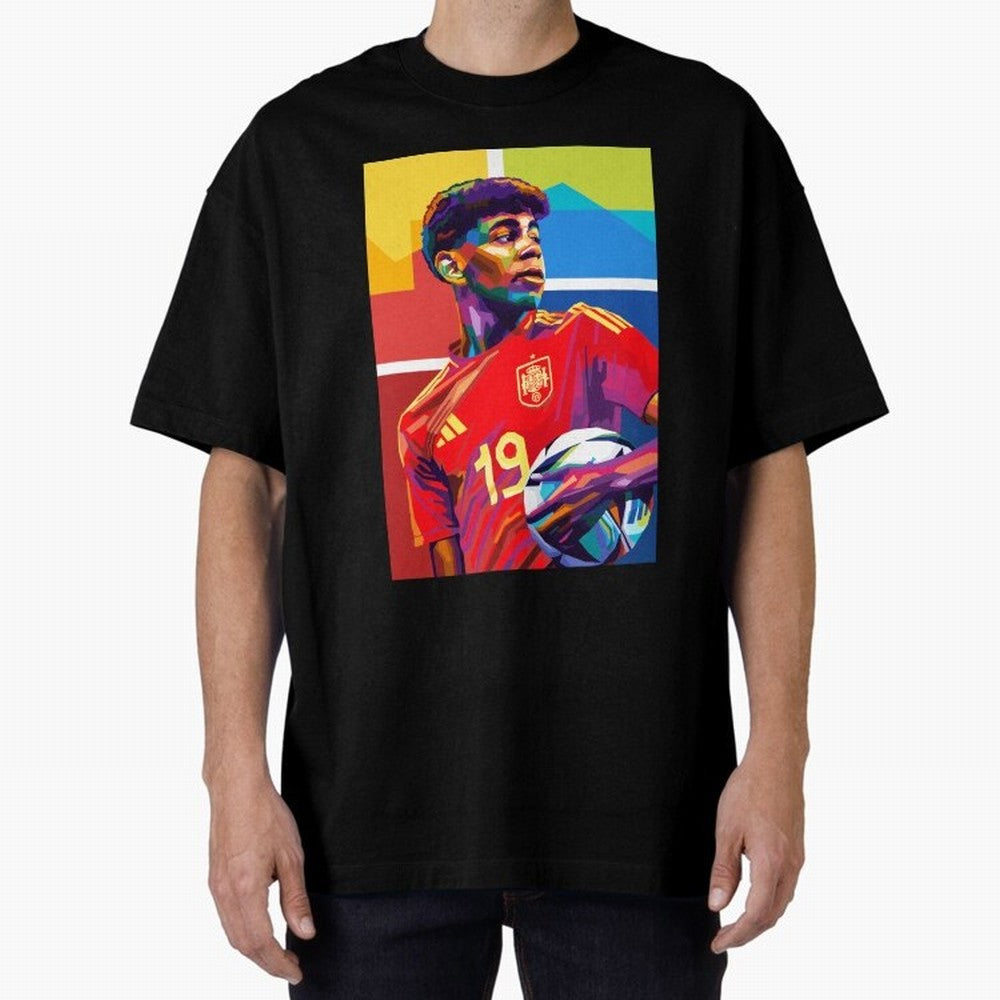Lamine Yamal Football Wpap Art Classic T-Shirt Support the Legends of FIFA World Cup 2026 Spirit, Made for Argentina, France and Brazil, Neymar, Retro Football Energy, Iconic Rivalries, Trophy Chase Drama and Stadium Atmosphere; Great for