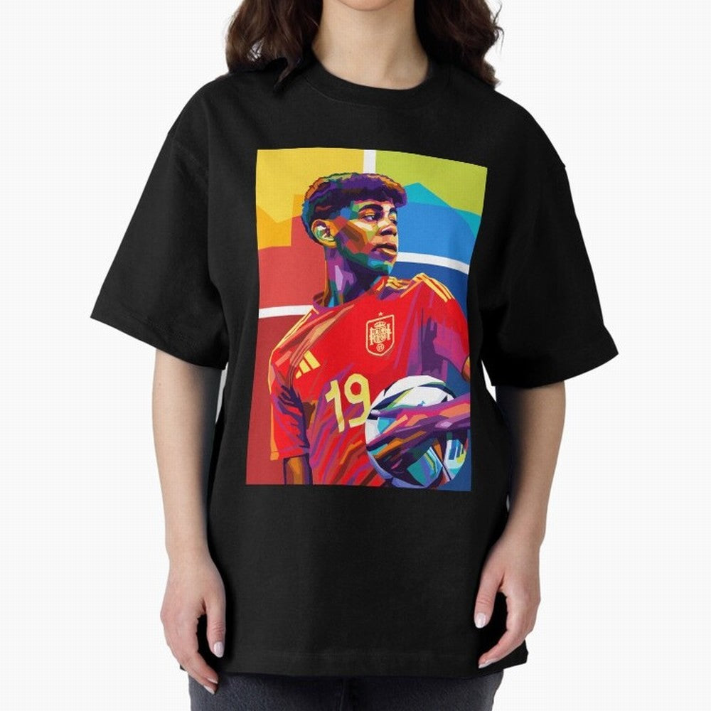 Lamine Yamal Football Wpap Art Classic T-Shirt Support the Legends of FIFA World Cup 2026 Spirit, Made for Argentina, France and Brazil, Neymar, Retro Football Energy, Iconic Rivalries, Trophy Chase Drama and Stadium Atmosphere; Great for