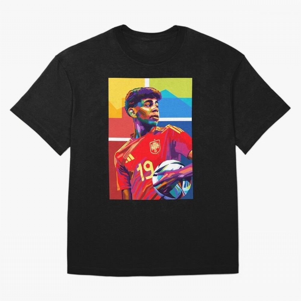 Lamine Yamal Football Wpap Art Classic T-Shirt Support the Legends of FIFA World Cup 2026 Spirit, Made for Argentina, France and Brazil, Neymar, Retro Football Energy, Iconic Rivalries, Trophy Chase Drama and Stadium Atmosphere; Great for