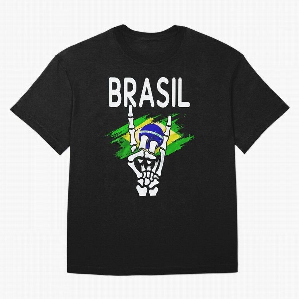 Brasil Classic T-Shirt Experience FIFA World Cup 2026 Group Stage Spirit, Centered on Portugal, Spain and Germany, CR7 and Messi, Stadium Chants, National Pride, Trophy Dreams and Unforgettable Football Memories; Created for Match Day Parties,