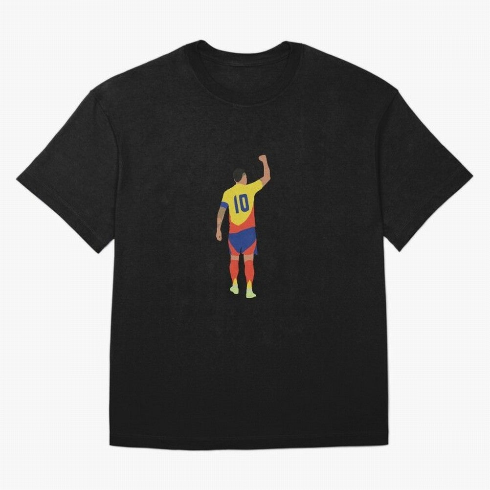 James Rodr¨ªguez Colombia Captain Classic T-Shirt Celebrate Rivalries and Pride in Match Day Hype around FIFA World Cup 2026, Haaland and Mbappe, France, Fan Favorite Moments, National Team Passion, Big Match Drama and Soccer History; Perfect for