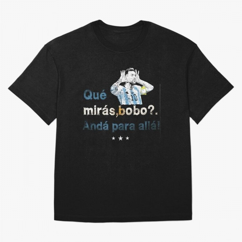 Que Miras Bobo? Classic T-Shirt Celebrate the Magic of FIFA World Cup 2026 USA Canada Mexico Inspired by Haaland and Mbappe, Spain Energy, Fan Favorite Moments, National Team Passion, Big Match Drama and Soccer History; Great for Supporters Who