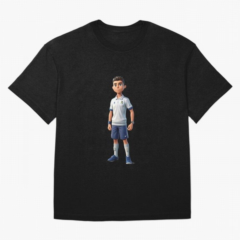 Amimated of Cristiano Ronaldo Classic T-Shirt Refresh FIFA World Cup 2026 USA Canada Mexico Spirit, Celebrating Brazil, Messi, Vintage Soccer Flavor, Modern Football Stars, National Flags and Final Night Emotion; Perfect for Fans, Collectors,