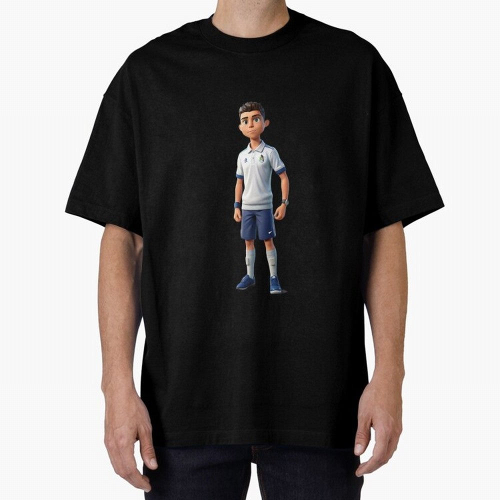 Amimated of Cristiano Ronaldo Classic T-Shirt Refresh FIFA World Cup 2026 USA Canada Mexico Spirit, Celebrating Brazil, Messi, Vintage Soccer Flavor, Modern Football Stars, National Flags and Final Night Emotion; Perfect for Fans, Collectors,