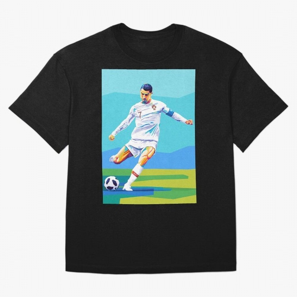 Cristiano Ronaldo Wpap Art Classic T-Shirt Wear the Spirit of Global Football Passion for FIFA World Cup 2026 USA Canada Mexico, Filled with Messi, CR7 and Mbappe, England and Germany, Tournament Hype, Historic Matchups, Family Viewing Parties and
