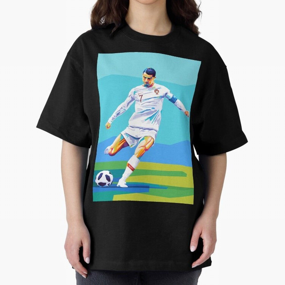 Cristiano Ronaldo Wpap Art Classic T-Shirt Wear the Spirit of Global Football Passion for FIFA World Cup 2026 USA Canada Mexico, Filled with Messi, CR7 and Mbappe, England and Germany, Tournament Hype, Historic Matchups, Family Viewing Parties and