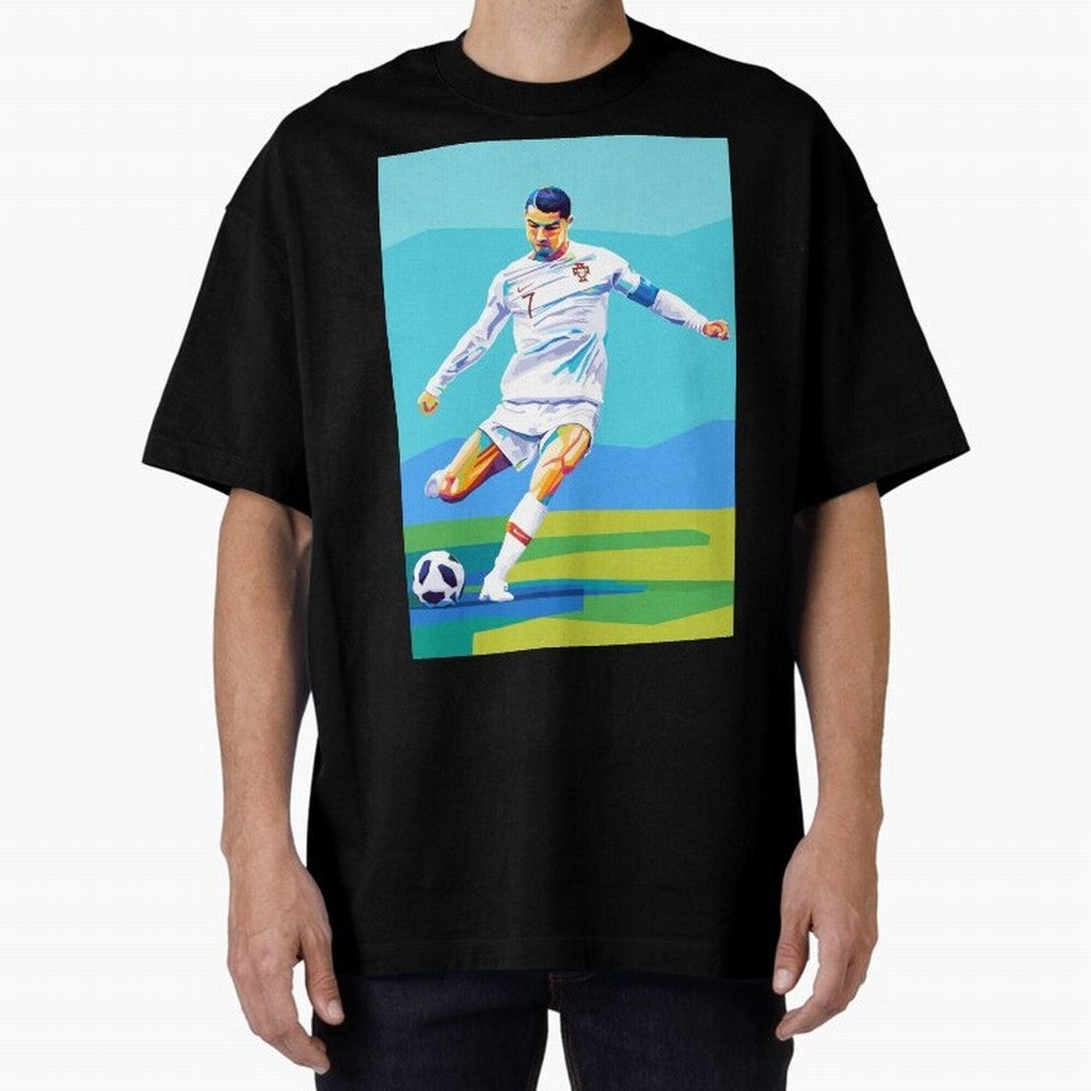 Cristiano Ronaldo Wpap Art Classic T-Shirt Wear the Spirit of Global Football Passion for FIFA World Cup 2026 USA Canada Mexico, Filled with Messi, CR7 and Mbappe, England and Germany, Tournament Hype, Historic Matchups, Family Viewing Parties and