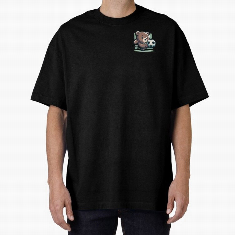 Football Bear Classic T-Shirt Bring Global Tournament Vibes to Global Football Passion for FIFA World Cup 2026 Group Stage, Celebrating Messi and Cristiano Ronaldo, Portugal, Football Festival Excitement, Trophy Ambitions, Country Rivalries and