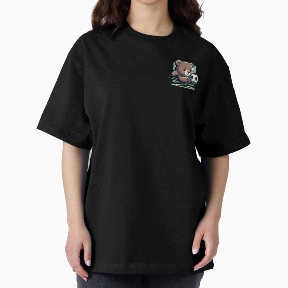 Football Bear Classic T-Shirt Bring Global Tournament Vibes to Global Football Passion for FIFA World Cup 2026 Group Stage, Celebrating Messi and Cristiano Ronaldo, Portugal, Football Festival Excitement, Trophy Ambitions, Country Rivalries and