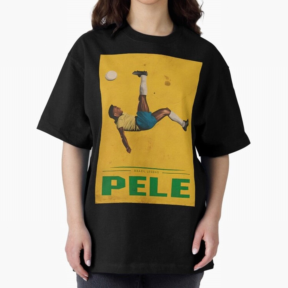 Pele Art Essential T-Shirt Capture Match Day Hype around FIFA World Cup 2026 USA Canada Mexico, Messi and Cristiano Ronaldo, Germany, Sports Nostalgia, International Competition, Famous Players and Unforgettable Victories; Made for Collectors Who
