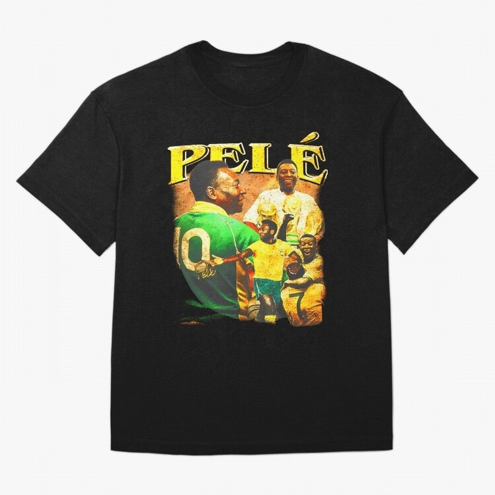 Pele The King Essential T-Shirt Represent Global Football Passion for FIFA World Cup 2026 USA Canada Mexico, Capturing Neymar, England, France and Netherlands, Soccer Culture, Superstar Moments, National Team Dreams and Competitive Fire; Perfect
