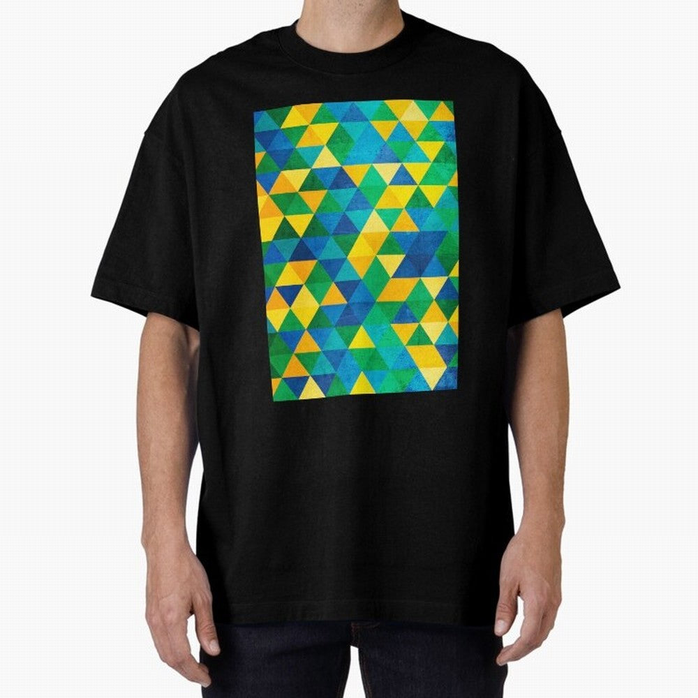 Geometric Brazil colors Classic T-Shirt Get Ready for the FIFA World Cup 2026 USA Canada Mexico Journey through Haaland and Mbappe Highlights, France and Portugal Pride, Classic Soccer Heritage, Championship Pressure, Fan Loyalty and International