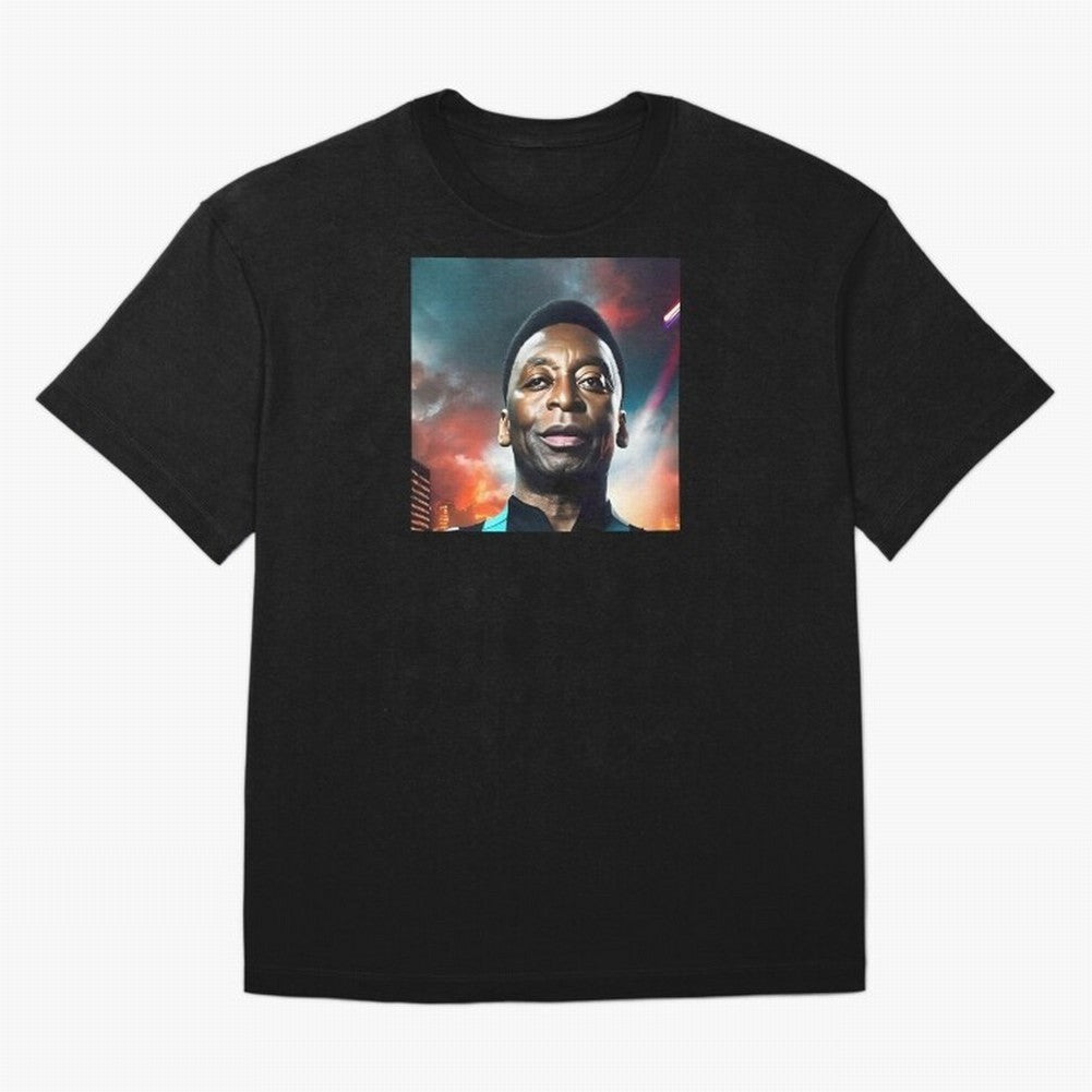 Pele Classic T-Shirt Embrace Match Day Hype around FIFA World Cup 2026 USA Canada Mexico, Mbappe, England, France and Netherlands, Sports Nostalgia, International Competition, Famous Players and Unforgettable Victories; Great for Watch Parties,