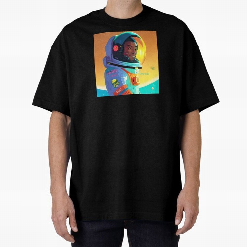 Pele in space looking game Classic T-Shirt Remember Iconic Moments from FIFA World Cup 2026 Group Stage Driven by CR7 and Messi, France and Portugal Energy, Global Supporter Spirit, Legendary Goals, National Colors and Tournament Celebration; Ideal