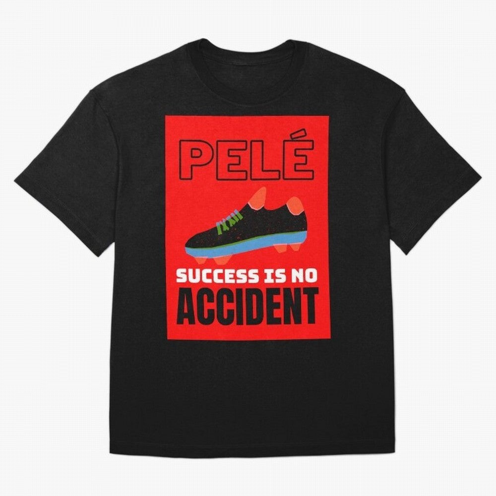 Pele Quote Success Is No Accident Graphic Classic T-Shirt Honor the Beautiful Game during FIFA World Cup 2026 USA Canada Mexico Spirit, Connected to Spain and Netherlands, Messi, CR7 and Mbappe, Global Supporter Spirit, Legendary Goals, National