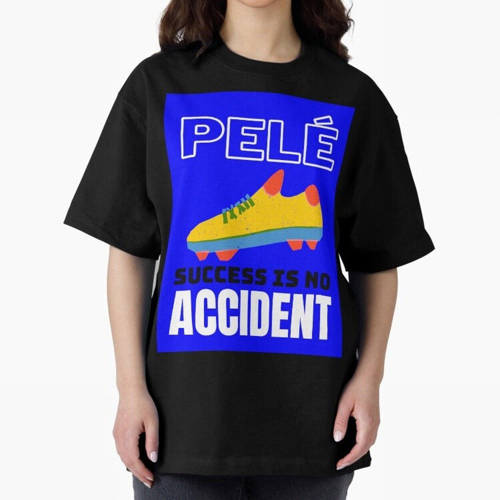 Pele Quote Success Is No Accident Graphic Classic T-Shirt Refresh the FIFA World Cup 2026 USA Canada Mexico Journey through Neymar Highlights, Spain Pride, Supporter Pride, Iconic Celebrations, Legendary Names and Global Match Day Energy; Made for