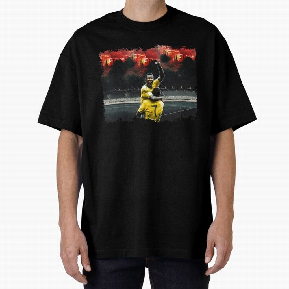 Pele 8K Classic T-Shirt Back Your Heroes with Global Football Passion for FIFA World Cup 2026 USA Canada Mexico, Capturing Cristiano Ronaldo, Haaland and CR7, Argentina and Brazil, Global Supporter Spirit, Legendary Goals, National Colors and