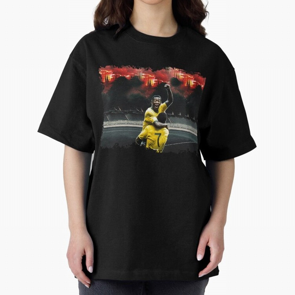 Pele 8K Classic T-Shirt Back Your Heroes with Global Football Passion for FIFA World Cup 2026 USA Canada Mexico, Capturing Cristiano Ronaldo, Haaland and CR7, Argentina and Brazil, Global Supporter Spirit, Legendary Goals, National Colors and