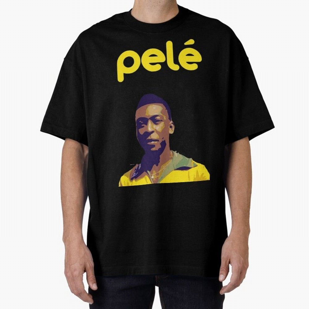 RIP Pel¨¦ Oversized T-Shirt Experience the Global Stage of Global Football Passion for FIFA World Cup 2026 USA Canada Mexico, Highlighting Mbappe, Spain and Netherlands, Fan Favorite Moments, National Team Passion, Big Match Drama and Soccer