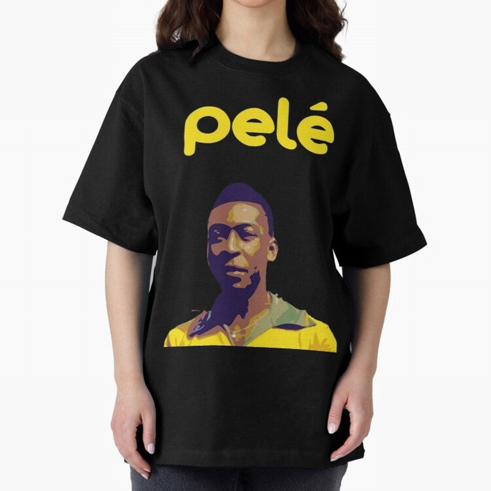 RIP Pel¨¦ Oversized T-Shirt Experience the Global Stage of Global Football Passion for FIFA World Cup 2026 USA Canada Mexico, Highlighting Mbappe, Spain and Netherlands, Fan Favorite Moments, National Team Passion, Big Match Drama and Soccer