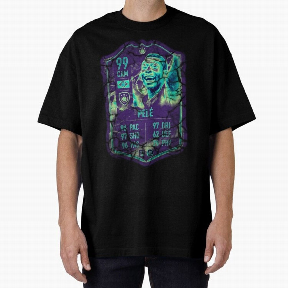 Pele Oversized T-Shirt Follow the Road to FIFA World Cup 2026 Group Stage Centered on Mbappe, England, France and Netherlands Energy, Tournament Hype, Historic Matchups, Family Viewing Parties and Global Sports Pride; Built for Supporters Chasing