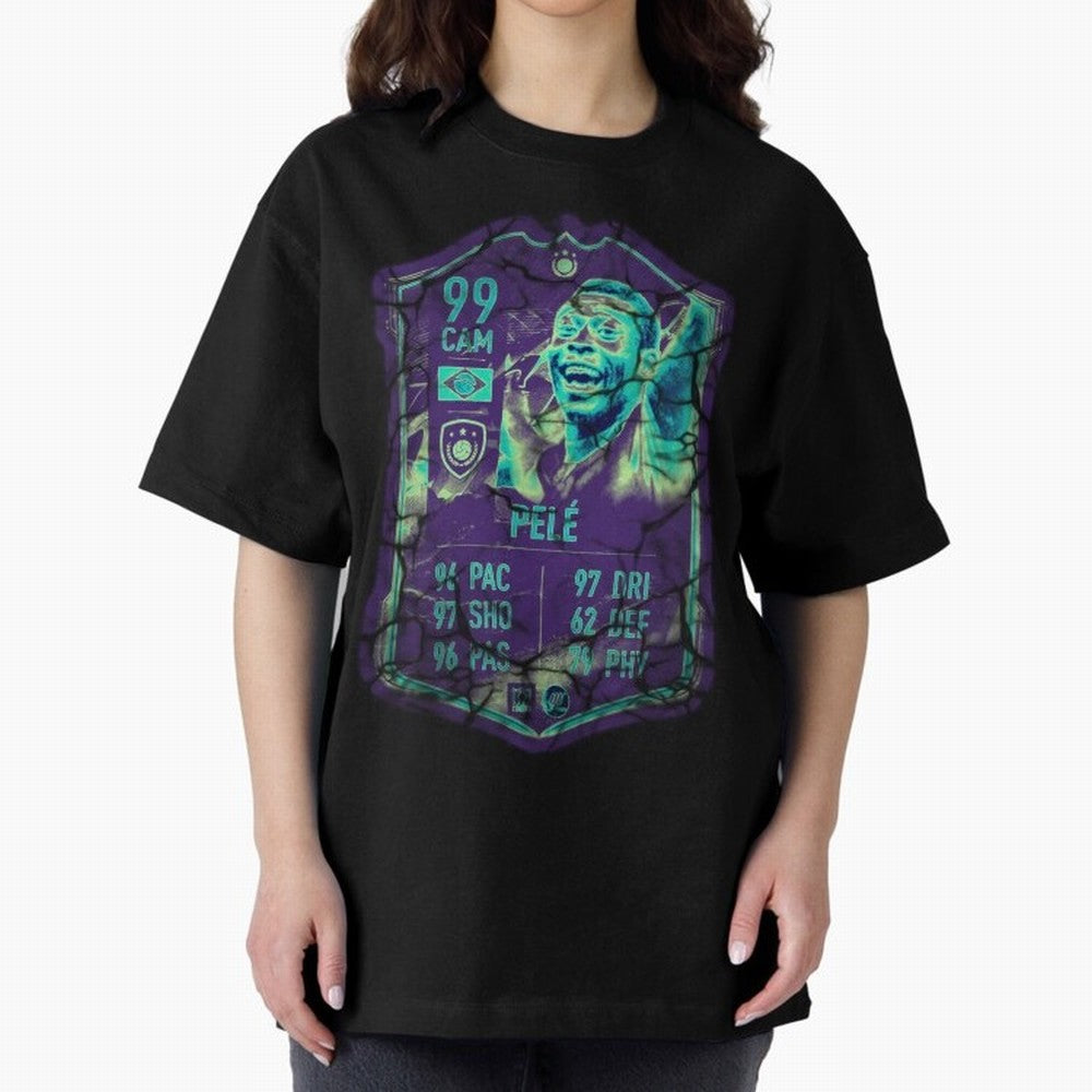 Pele Oversized T-Shirt Follow the Road to FIFA World Cup 2026 Group Stage Centered on Mbappe, England, France and Netherlands Energy, Tournament Hype, Historic Matchups, Family Viewing Parties and Global Sports Pride; Built for Supporters Chasing