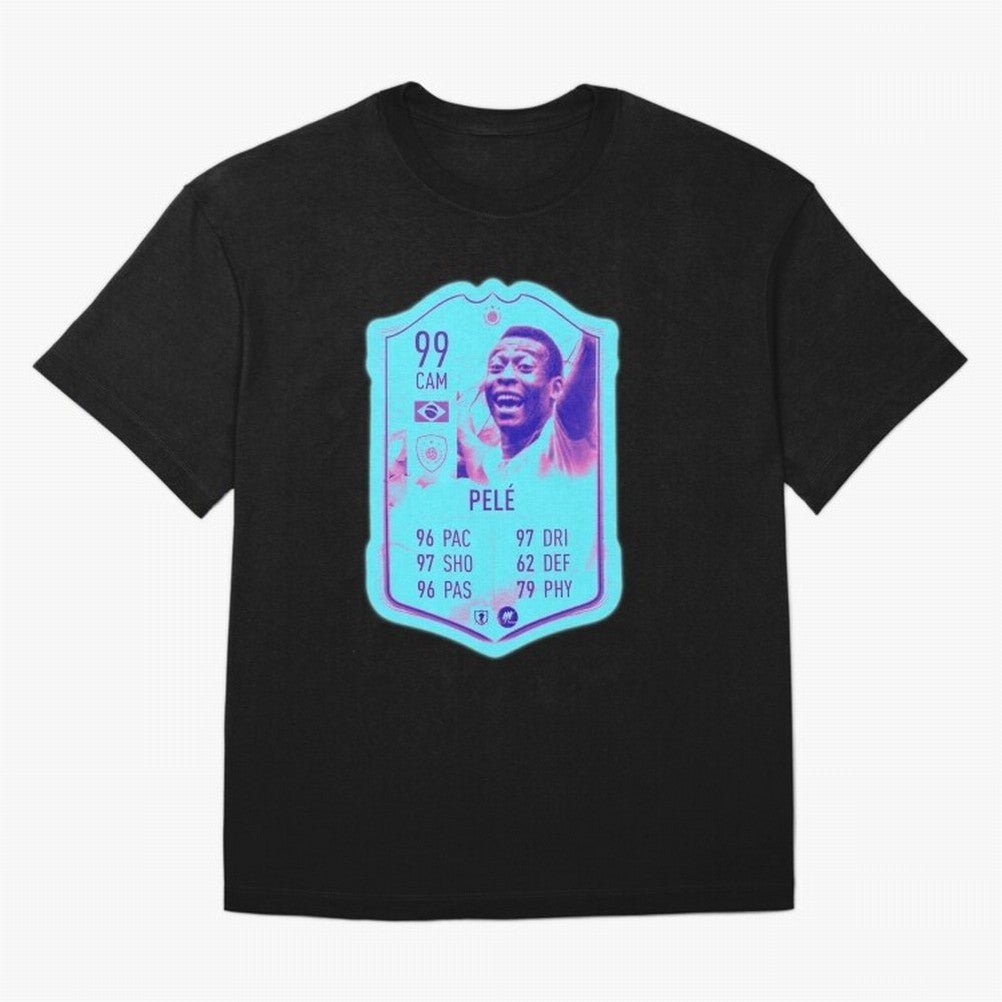 Pele Oversized T-Shirt Carry the Dream of Match Day Hype around FIFA World Cup 2026 Group Stage, Haaland and Mbappe, Spain and Netherlands, Classic Soccer Heritage, Championship Pressure, Fan Loyalty and International Pride; Ideal for Fans Who