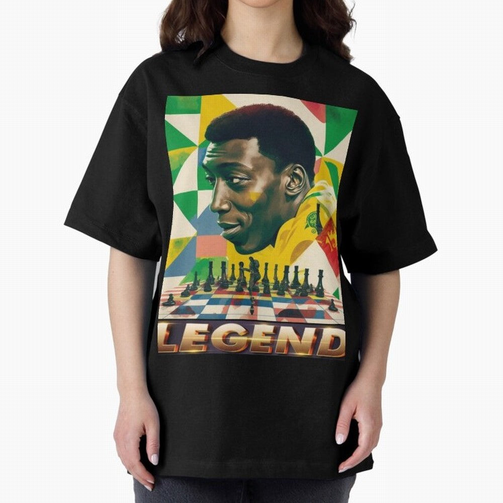 Signed Pele Shirt Oversized T-Shirt Support the Legends of FIFA World Cup 2026 Group Stage Filled with Haaland, Portugal, Spain and Germany Energy, Champion Mindset, Group Stage Buzz, Knockout Tension and Passionate Fan Culture; Perfect for People