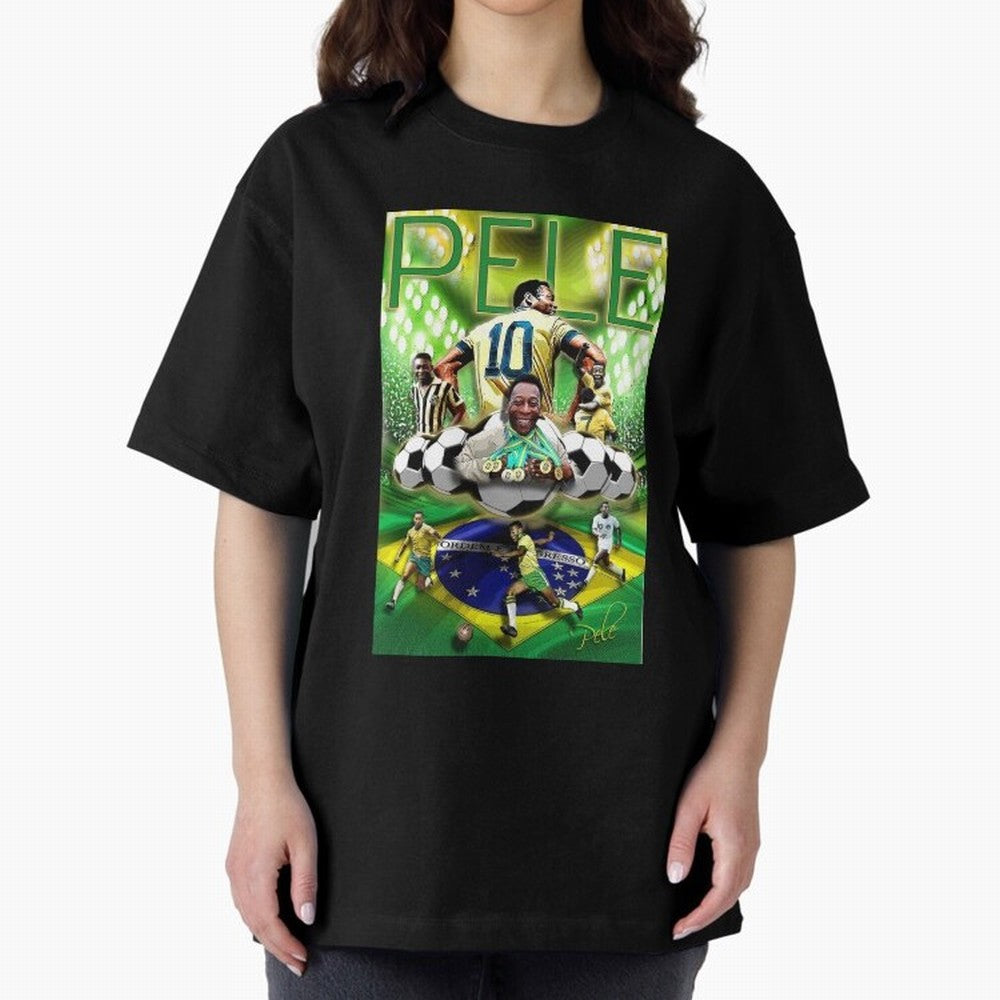 PELE Poster52 Essential T-Shirt Fuel FIFA World Cup 2026 Spirit, Celebrating Germany, Cristiano Ronaldo, Haaland and CR7, Stadium Memories, Football Loyalty, International Chants and Championship Tradition; Great for Watch Parties, Sports Bars,