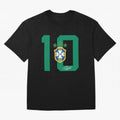 PELE 10 BR1 Classic T-Shirt Join FIFA World Cup 2026 USA Canada Mexico with Cristiano Ronaldo, Haaland and CR7, Brazil Energy, Classic Soccer Heritage, Championship Pressure, Fan Loyalty and International Pride; Great for Supporters Who Love