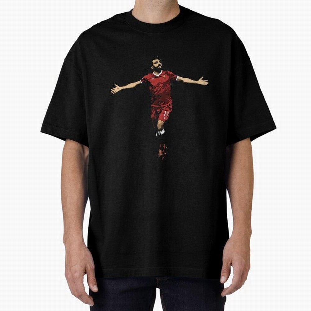 Mo Salah Celebration Design Classic T-Shirt Honor Football Greatness during FIFA World Cup 2026 Group Stage for Fans of Mbappe and England, Bringing Retro Football Energy, Iconic Rivalries, Trophy Chase Drama and Stadium Atmosphere; Made for