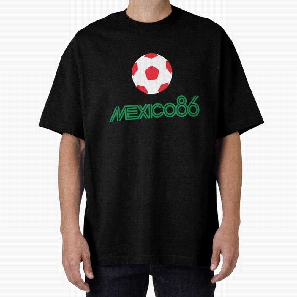 Mexico 86 World Cup Print8 Classic T-Shirt Feel the Heartbeat of FIFA World Cup 2026 Group Stage for Fans of CR7 and Messi and Argentina and Brazil, Bringing Stadium Memories, Football Loyalty, International Chants and Championship Tradition; Ideal