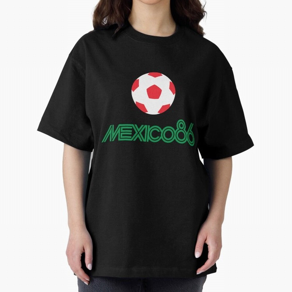 Mexico 86 World Cup Print8 Classic T-Shirt Feel the Heartbeat of FIFA World Cup 2026 Group Stage for Fans of CR7 and Messi and Argentina and Brazil, Bringing Stadium Memories, Football Loyalty, International Chants and Championship Tradition; Ideal