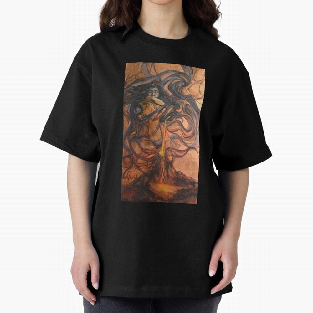Pele Hawaiian Fire and Volcano Goddess painting Essential T-Shirt Celebrate Unforgettable Nights in FIFA World Cup 2026 Spirit, Centered on France, CR7, Championship Spirit, Famous Goals, Roaring Crowds and International Football Unity; Great for