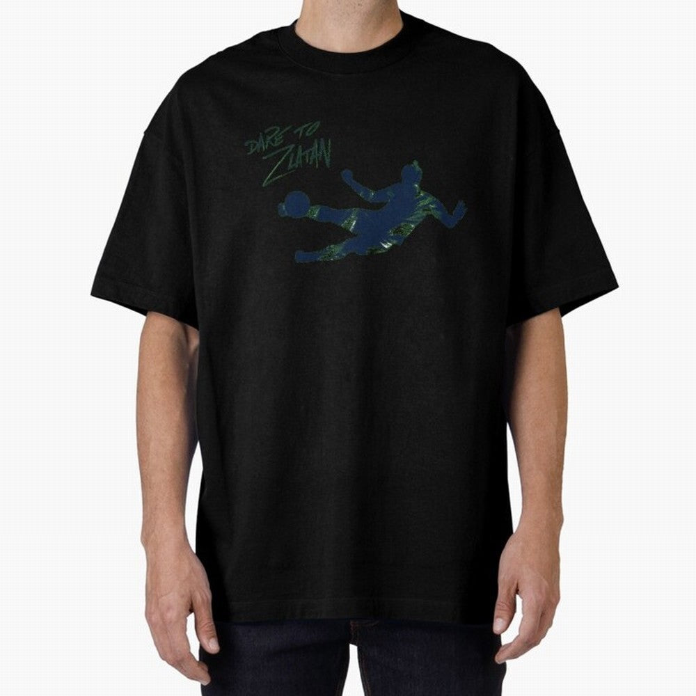 DARE TO ZLATAN Classic T-Shirt Make Your Look Match Global Football Passion for FIFA World Cup 2026, Featuring Neymar, Haaland and Cristiano Ronaldo, England, Vintage Soccer Flavor, Modern Football Stars, National Flags and Final Night Emotion;