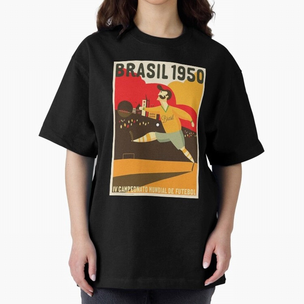 Brasil 1950 World Cup6 Essential T-Shirt Follow the Road to FIFA World Cup 2026 Spirit, Made for Spain and Netherlands, CR7 and Messi, Supporter Pride, Iconic Celebrations, Legendary Names and Global Match Day Energy; Ideal for Fans Who Follow