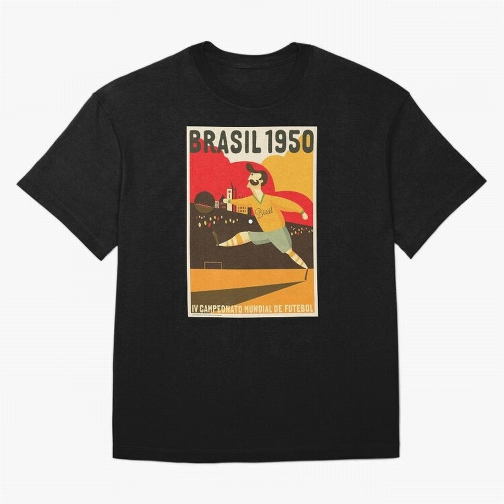 Brasil 1950 World Cup6 Essential T-Shirt Follow the Road to FIFA World Cup 2026 Spirit, Made for Spain and Netherlands, CR7 and Messi, Supporter Pride, Iconic Celebrations, Legendary Names and Global Match Day Energy; Ideal for Fans Who Follow