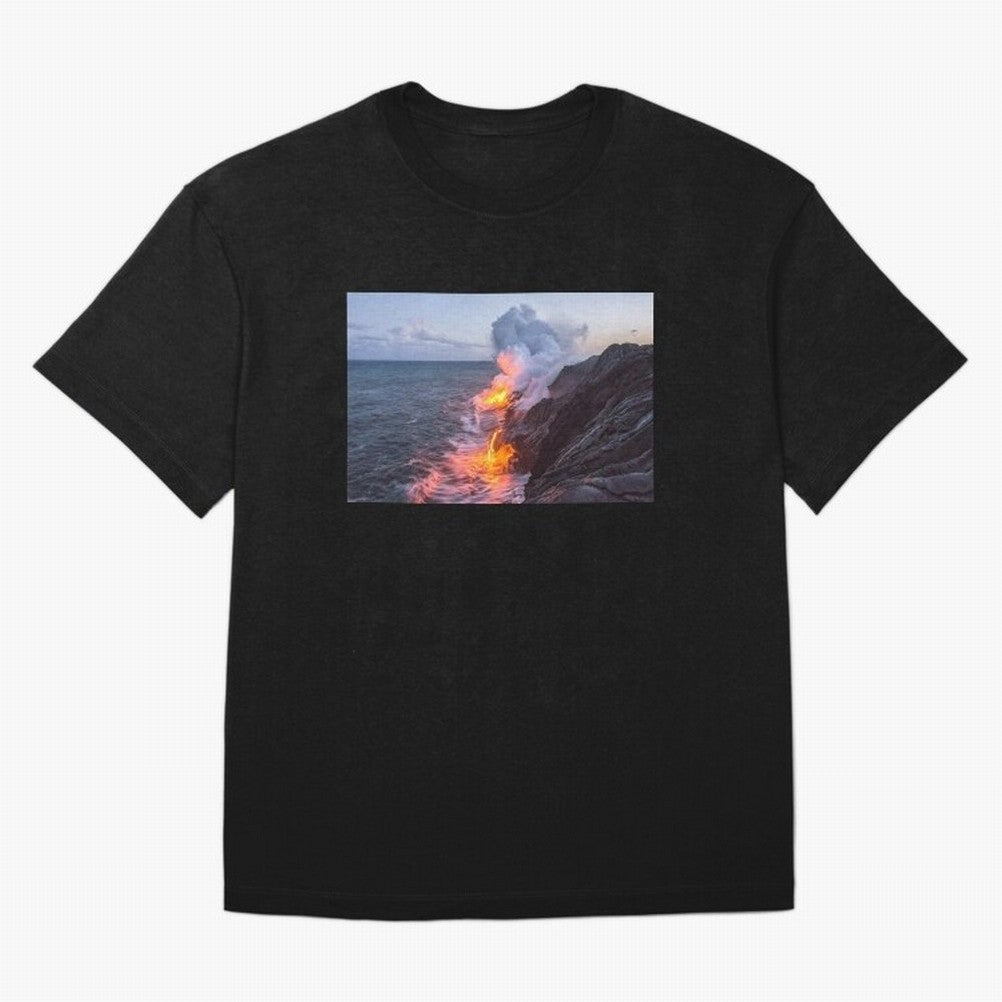 Kilauea Volcano Lava Flow Sea Entry 3 The Big Island Hawaii1 Classic T-Shirt Experience FIFA World Cup 2026 Group Stage Spirit, Made for Argentina and Brazil, Cristiano Ronaldo, Soccer Culture, Superstar Moments, National Team Dreams and