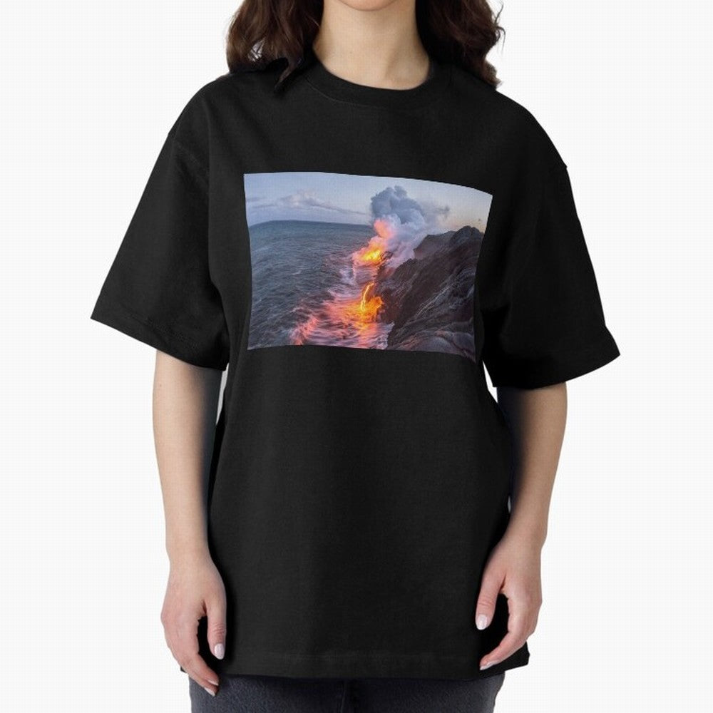 Kilauea Volcano Lava Flow Sea Entry 3 The Big Island Hawaii1 Classic T-Shirt Experience FIFA World Cup 2026 Group Stage Spirit, Made for Argentina and Brazil, Cristiano Ronaldo, Soccer Culture, Superstar Moments, National Team Dreams and