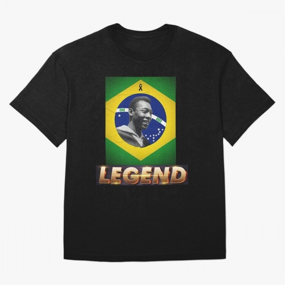 Signed Pele Shirt Classic T-Shirt Relive Global Football Passion for FIFA World Cup 2026 Group Stage, Made for Neymar, Brazil, Champion Mindset, Group Stage Buzz, Knockout Tension and Passionate Fan Culture; Great for Watch Parties, Sports Bars,
