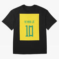 Neymar - Brazil 2022 Graphic T-Shirt Experience the Global Stage of the FIFA World Cup 2026 USA Canada Mexico Journey through CR7 Highlights, Portugal, Spain and Germany Pride, Classic Soccer Heritage, Championship Pressure, Fan Loyalty and