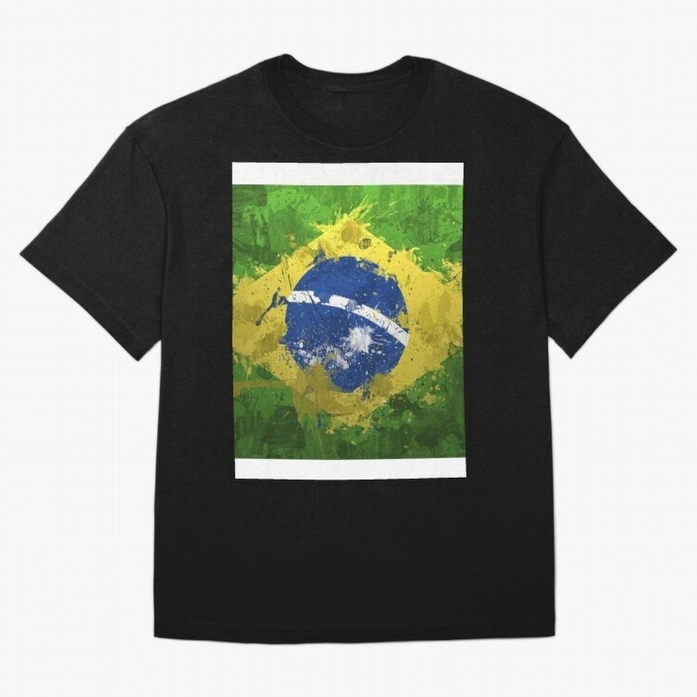 Brasilian Flag Face Mask Graphic T-Shirt Fuel the Hype around FIFA World Cup 2026 Spirit, Built around Spain, CR7 and Messi, Champion Mindset, Group Stage Buzz, Knockout Tension and Passionate Fan Culture; Perfect for Fans, Collectors, Family