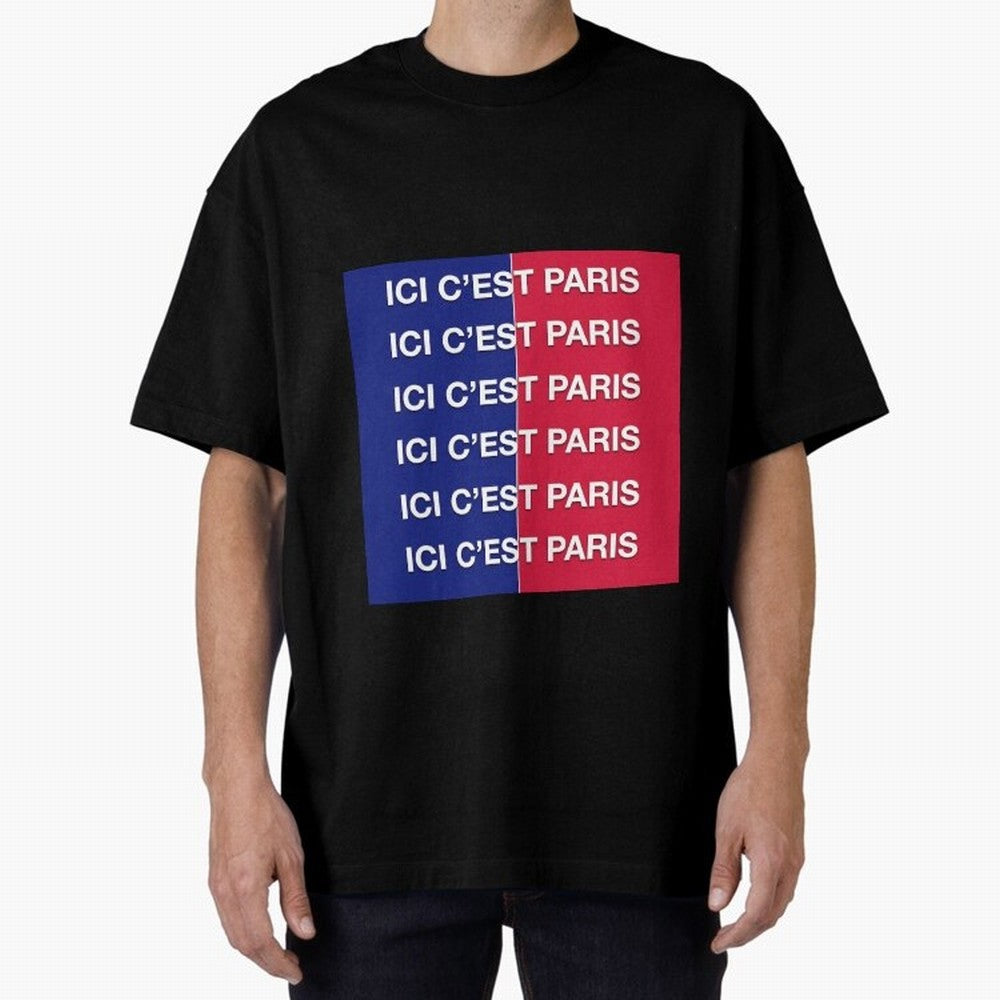 ICI C'EST PARIS Premium T-Shirt Show Up for the Glory of the FIFA World Cup 2026 Group Stage Journey through Haaland and Mbappe Highlights, Argentina, France and Brazil Pride, Supporter Pride, Iconic Celebrations, Legendary Names and Global Match