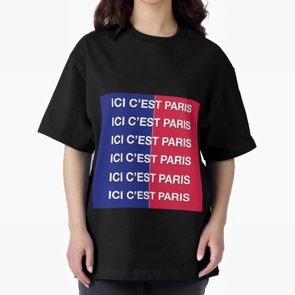 ICI C'EST PARIS Premium T-Shirt Show Up for the Glory of the FIFA World Cup 2026 Group Stage Journey through Haaland and Mbappe Highlights, Argentina, France and Brazil Pride, Supporter Pride, Iconic Celebrations, Legendary Names and Global Match