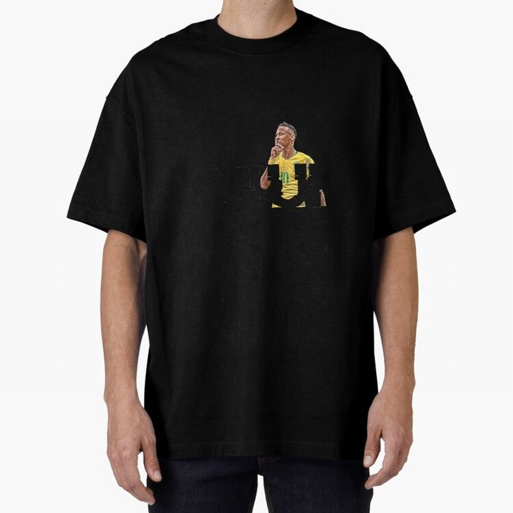 NEYMAR NEVER GIVE UP Premium T-Shirt Remember Iconic Moments from Global Football Passion for FIFA World Cup 2026, Capturing CR7, Brazil, Portugal and Argentina, Soccer Culture, Superstar Moments, National Team Dreams and Competitive Fire; Great