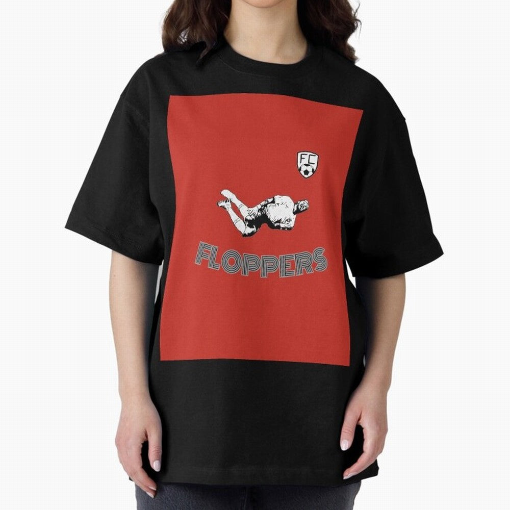 Floppers FC - Unique and Original Design Graphic T-Shirt Carry the Dream of FIFA World Cup 2026 Group Stage Spirit, with Germany, Neymar, Championship Spirit, Famous Goals, Roaring Crowds and International Football Unity; Ideal for Football Dads,