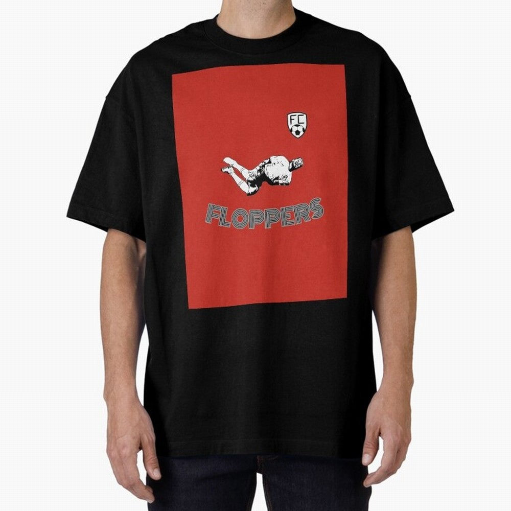 Floppers FC - Unique and Original Design Graphic T-Shirt Carry the Dream of FIFA World Cup 2026 Group Stage Spirit, with Germany, Neymar, Championship Spirit, Famous Goals, Roaring Crowds and International Football Unity; Ideal for Football Dads,