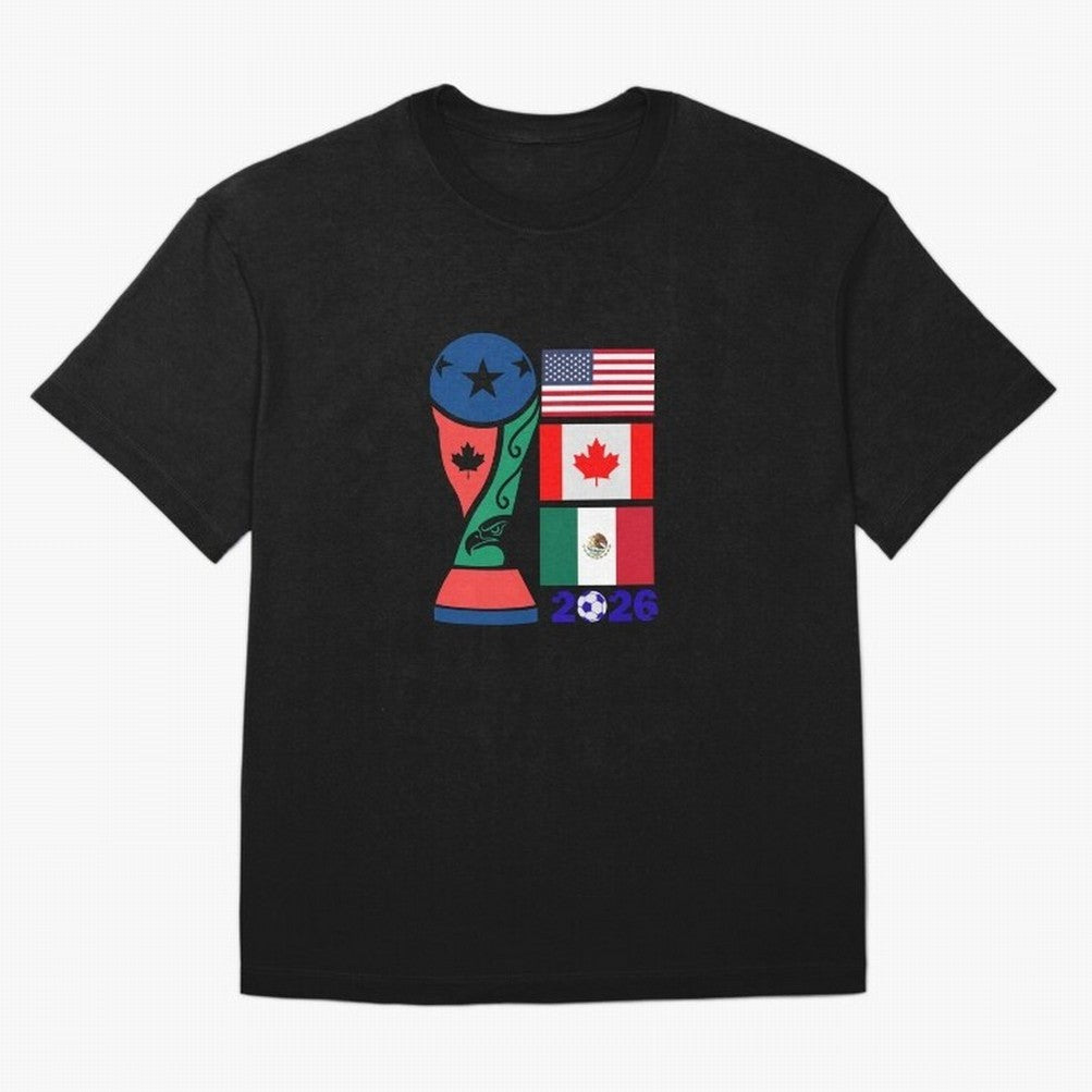 North America Football Unity 2026 Classic T-Shirt Fuel Global Football Passion for FIFA World Cup 2026, Made for Neymar, Netherlands, Football History, Final Match Energy, Crowd Noise and Once in a Lifetime Moments; Perfect for Fans, Collectors,