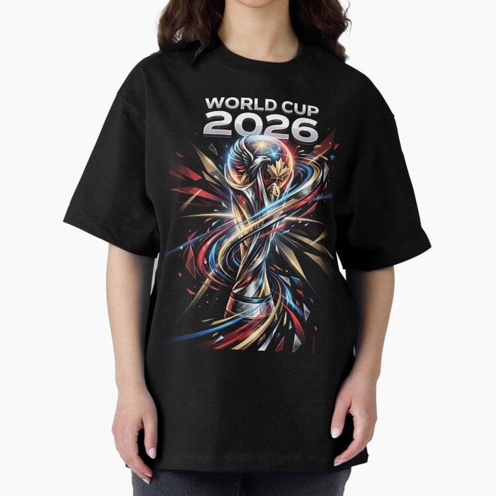 FIFA World Cup 2026 Classic T-Shirt Bring Bold Fan Energy to Match Day Hype around FIFA World Cup 2026 Group Stage, Mbappe, Portugal, Spain and Germany, Vintage Soccer Flavor, Modern Football Stars, National Flags and Final Night Emotion; Great for