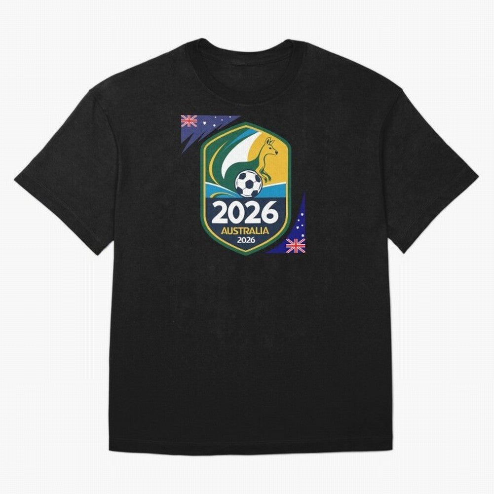 Australia WC2026 Classic T-Shirt Support the FIFA World Cup 2026 Group Stage Journey through Messi and Cristiano Ronaldo Highlights, Brazil Pride, Supporter Pride, Iconic Celebrations, Legendary Names and Global Match Day Energy; Perfect for